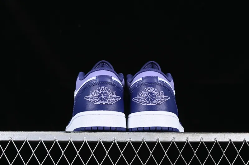 All categories Air Jordan Jordan series basketball shoes Air Jordan 1 Low G version pure original Air Jordan 1 Low AJ1 Joe 1 white and purple low-top cultural casual sneakers 553558-515